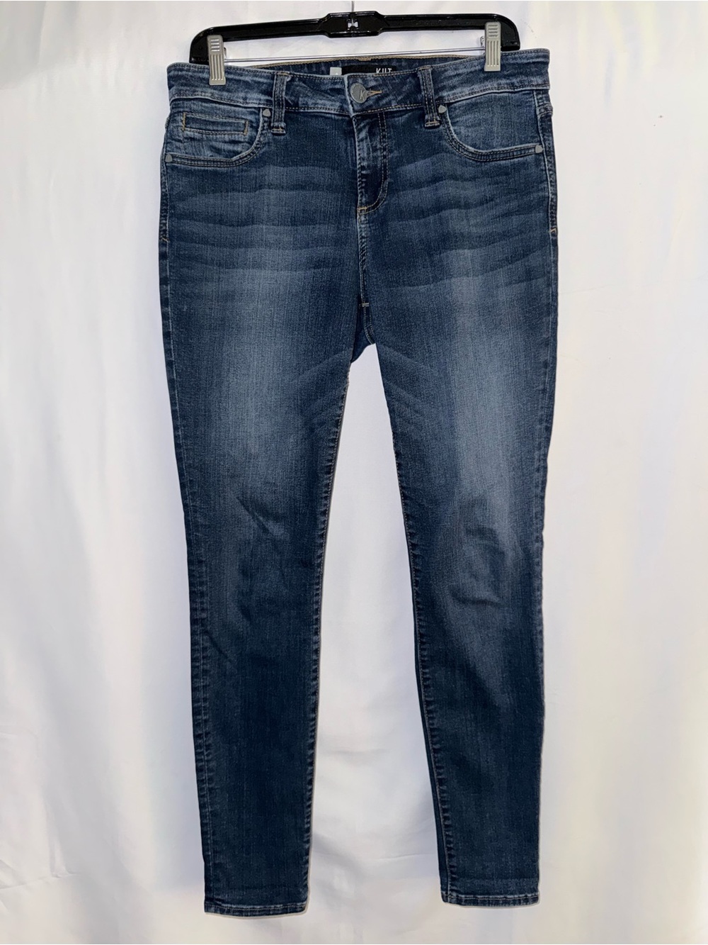 Kut from the Kloth Dark Blue Wash Skinny Jeans Size 8